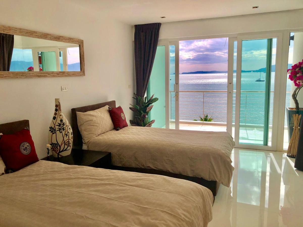 D-Lux 4 Bed Beachfront Apartment With Sea View Panwa Beach Exteriör bild