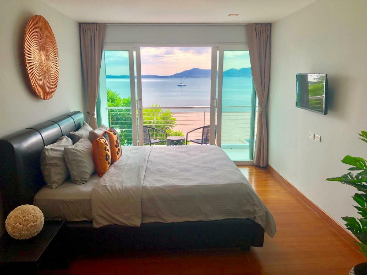 D-Lux 4 Bed Beachfront Apartment With Sea View Panwa Beach Exteriör bild