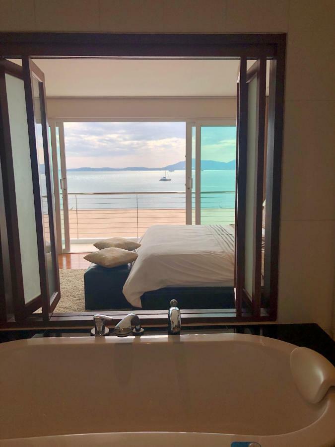 D-Lux 4 Bed Beachfront Apartment With Sea View Panwa Beach Exteriör bild