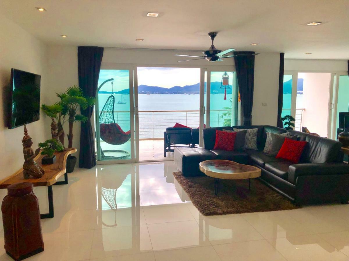 D-Lux 4 Bed Beachfront Apartment With Sea View Panwa Beach Exteriör bild