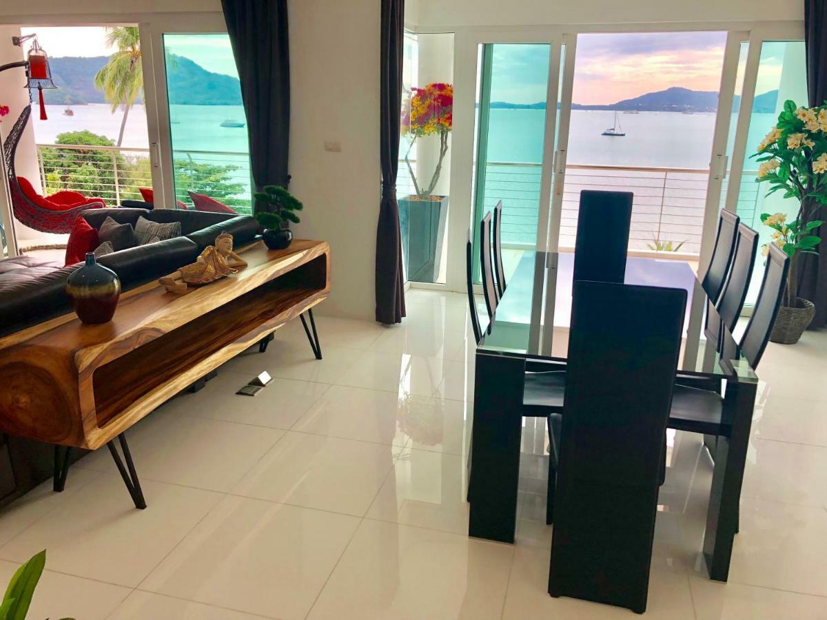 D-Lux 4 Bed Beachfront Apartment With Sea View Panwa Beach Exteriör bild